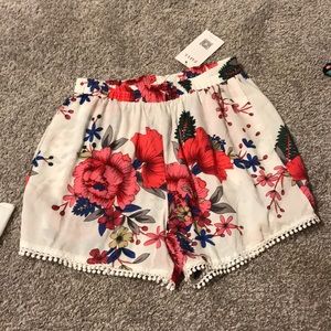 floral shorts
